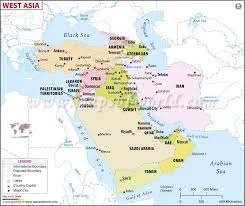West asia is located in the area between central asia and africa, sou. Map Of Western Asia Asia Map Peta Asia East Asia Map