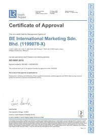 We act as an agent for the factory or buyers looking for reliable supplies from malaysia. Be Amazing Xiaoai Congratulations To Be International Marketing Sdn Bhd For Being Recognized As A Certified Iso 9001 2015 Company We Are Proud To Announce That We Have Achieved Iso 9001 2015 Certification And