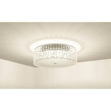 Https Images Homedepot Static Com Productimages Cf4b9625 B36e 423f A2fb 9b479cb1a461 Svn Steel And Chrome Bazz Flush Mount L Flush Mount Lights Lights Chrome