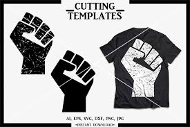 Spooktastic halloween icons oct 20th, 2020. Fist Svg Distressed Fist Silhouette Cricut Cameo Svg 688940 Cut Files Design Bundles