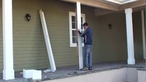 How to wrap existing porch columns in stained wood and build a craftsman style base unit to add character and curb appeal to your front. Buy Pvc Column Wraps Tapered Craftsman Column Covers