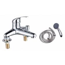 Bei hornbach finden sie eine große auswahl an armaturen für ihr bad. Wannenrandarmatur 2 Loch Medio Badewannen Armatur Fur Badewanne M Handbrause Fraten