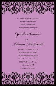 Vector banner for bridal shower invitation card. Trendy Black Damask Hot Pink Bridal Shower Invitations