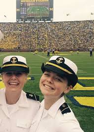 Nursing Students Lindsay Grzegorzewski And Helen Galliani Are Part Of U M S Naval Reserve Officers Reserve Officer Training Corps Nursing Students Student Life