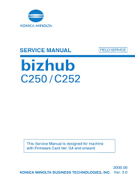 Cost effective a3 black & white multifunctional printer. Konica Minolta Bizhub C250 252 Service Manual Field Service V3 Pdf Electrical Connector Ac Power Plugs And Sockets