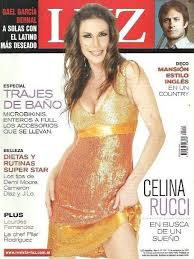 Rucci was married to claudio minnicelli; Celina Rucci Luz Magazine 11 November 2007 Cover Photo Argentina