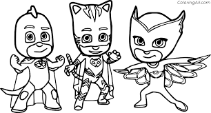 Pj masks coloring pages for kids | how to draw and color pj masks greg gekko | coloring video for kidspj masks dibujos para colorear para . Pj Masks Gekko Catboy And Owlette Coloring Page Coloringall
