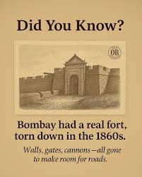 🏰 Did You Know? Bombay Had a Real Fort ...
