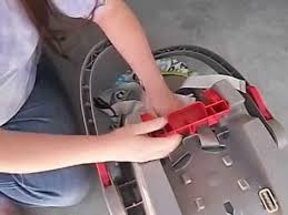 How To Adjust The Harness Height Of The Evenflo Discovery Nurture Car Seat Youtube