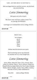Dat gebeurt achter gesloten deuren, doordat. Lotte Simmering 12 01 2021 Overlijdensbericht En Condoleances Mensenlinq Nl