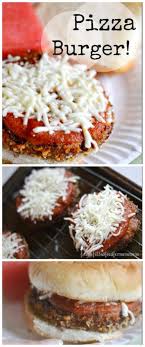 Pizza Burgers With Frozen Hamburger Patties