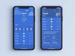 The refreshed ios 15 weather app will introduce new weather animations. Weather App Ios Flat Redesign Concept Uplabs