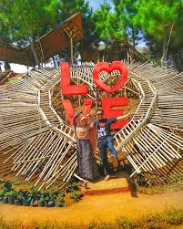 Taman Bambu Cinta Barusen Hills Ciwidey Bandung Di 2020 Kota Bandung Kincir Angin Danau