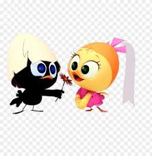 ¡¡in this series, calimero moves to a new town! Download Calimero Giving Flower To Priscilla Clipart Png Photo Toppng