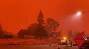 The red sky, take warning trope as used in popular culture. Sky Turns Blood Red As Apocalyptic Fires Engulf Oregon Videos Strange Sounds
