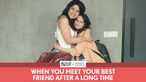 A situation in which two people are friends: Filtercopy When You Meet Your Best Friend After Long Friendship Day Special Youtube