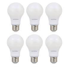 Sylvania Ultra A19 40w 120v E26 Base Dimmable Daylight Led Light Bulb 6 Pack Walmart Com Walmart Com