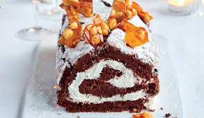 Mary Berry Chocolate Roulade Christmas Dessert Recipe Recipe Christmas Food Desserts Mary Berry Chocolate Roulade Chocolate Roulade