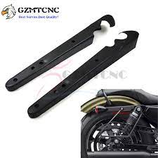 For Harley Davidson Sportsters 1200 Xl883 Xl1200 48 72 2004 2020 Rear Fender Mudguard Long Support Cover Side Turn Light Bracket Aliexpress