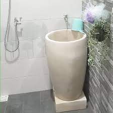 Bak mandi unik tipe piramid ini akan membuat kamar mandi anda terlihat natural dan elegan, bak mandi unik ini terbuat dari campuran serbuk marmer(terrazzo)dan mineral alam lainnya, sehingga air di bak mandi unik ini akan senantiasa terjaga kesegarannya tinggi bak 60cmtatakan15cm. Bak Mandi Unik Tipe Gelas Tinggi Bak Mandi Unik