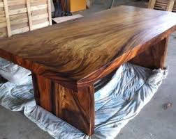 Live Edge Dining Table Reclaimed Solid Slab Acacia Wood Etsy Live Edge Dining Table Wood Table Design Slab Dining Tables