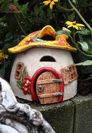 wichtelhaus fur haus und garten keramik fleury wichtelhaus elfenhaus feenhaus feenhaus kreativ haus hakeln