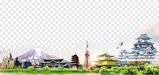 Assorted Places Illustration Mount Fuji Kyoto Tokyo Osaka Historic Villages Of Shirakawa Gu014d And Gokayama Japan Mount Fuji World Material Png Pngegg