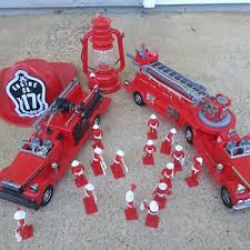 Vtg sears kenmore tin toy kenmore stove, sink and fridge. Antique And Vintage Toy Model Fire Trucks Collectors Weekly