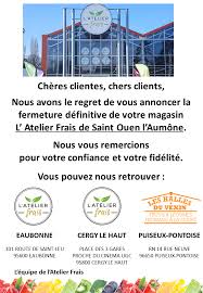 On a apprécié la simplicité du message et la proximité que la marque instaure avec ses clients (« chers amis »). L Atelier Frais Soa Fermeture Definitive De Votre Magasin De Saint Ouen L Aumone Retrouvez Nous Dans Nos Autres Magasins A Eaubonne Cergy Et Puiseux Pontoise Merci Pour Votre Confiance Et Fidelite Facebook