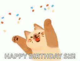Happy Celebrate Yay Gif Happycelebrate Yay Cat Discover Share Gifs Happy Birthday Sis Yay Gif Cat Happy Birthday