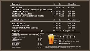 Bubble Tea Selection Gong Cha Usa Gong Cha Usa Bubble Tea Bubble Tea Menu Gong Cha