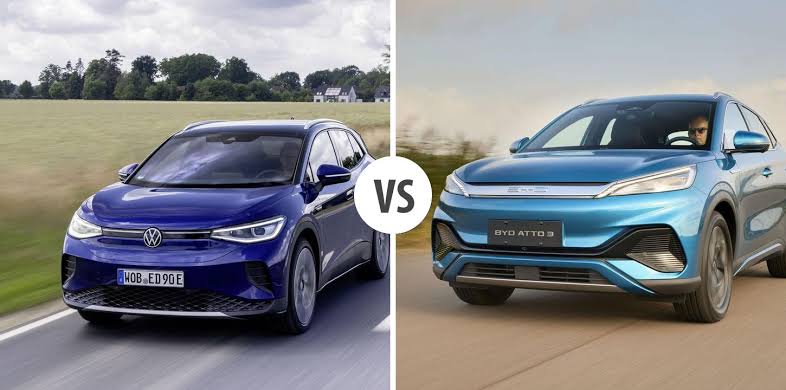 Volkswagen ID4 vs BYD Atto 3 vs Chevrolet Spark EUV comparativa eléctrico Ecuador 2026