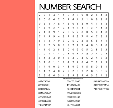 While artwork, piece size, and. Number Search Puzzle For Adults Large Print Number Fun Character Words Numbers
