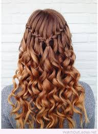 Waterfall braid hairstyles for little girls. Amazing Waterfall Braid Hot Hair Styles Down Hairstyles For Long Hair Braids With Curls