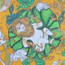 Kerala Mural Krsna Drawing By Sukanya Ramanathan Wo war jetzt kala ramanathan eigentlich schon wieder überall dabei? kerala mural krsna drawing by sukanya