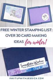 Cards to evoke relaxation with the sand & sea suite. Winter Stamping List Ink It Up With Jessica Card Making Ideas Stamping Techniques