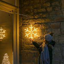 A wide variety of outdoor lighted snowflakes options are available to you Connectgo Outdoor Snowflake Christmas Silhouette Connectable