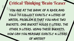 Whether you have a science buff or a harry potter fa. Brain Teasers To Boost Students Critical Thinking Skills