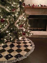 Nutcracker christmas tree skirt, blue gold quilted tree skirt, 3 sizes, bellazahn. 60 Inch Diameter Black And Gold Christmas Tree Skirt Etsy Gold Christmas Tree Skirt Gold Christmas Christmas Tree Skirt