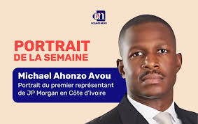 Michael Ahonzo Avou, représentant de JP Morgan en Côte d'Ivoire