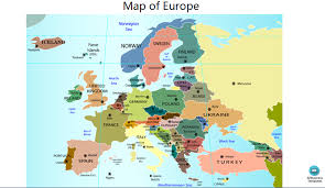 The kingdom of spain is a country located in southwest europe. Gratis Map Of Europe Outline