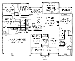 Traditional Style House Plan 4 Beds 4 Baths 2695 Sq Ft Plan 20 1833 Bungalow House Plans Traditional House Plan How To Plan