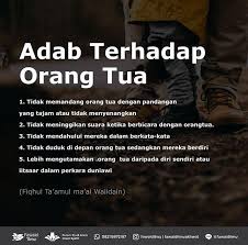 Mendoakan orang tua bisa dilakukan selagi orang tua masih hidup, hingga orang tua telah tiada. Adab Terhadap Orang Tua