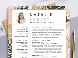 Diamond group i assemble various looks for marketing publications as well as for trade. Floral Resume Template For Word Pages Pc Mac Creative Etsy
