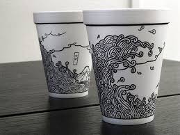 Coffee Cup Drawings Iain Claridge Coffee Cup Art Coffee Cup Drawing Cup Art