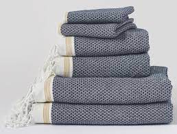 Rolled towels can be stacked on a shelf, sink, tub surround, vanity. Mediterranean Organic Towels Turkish Towels Bathroom Beautiful Towels Bath Towels