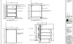 Casework Detail Millwork Details Drawing Furniture Architectural Section