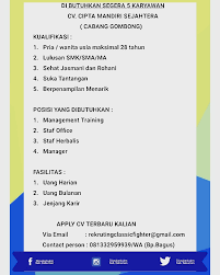 Daftar lowongan kerja yang sering dicari : Lowongan Kerja Daerah Solo Tanpa Ijazah Rumah Sakit Uns Buka Lowongan Pekerjaan Untuk Lulusan Sma S2 Minat Halaman All Kompas Com