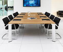 What is more, the table is incredibly attractive, with smooth white lacquer finish and modern block legs. Conference Tables Southern Office Furniture