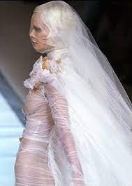 Pin On The Most Outrageous Inappropriate Ugliest Wedding Gowns That Should Never Have Happened